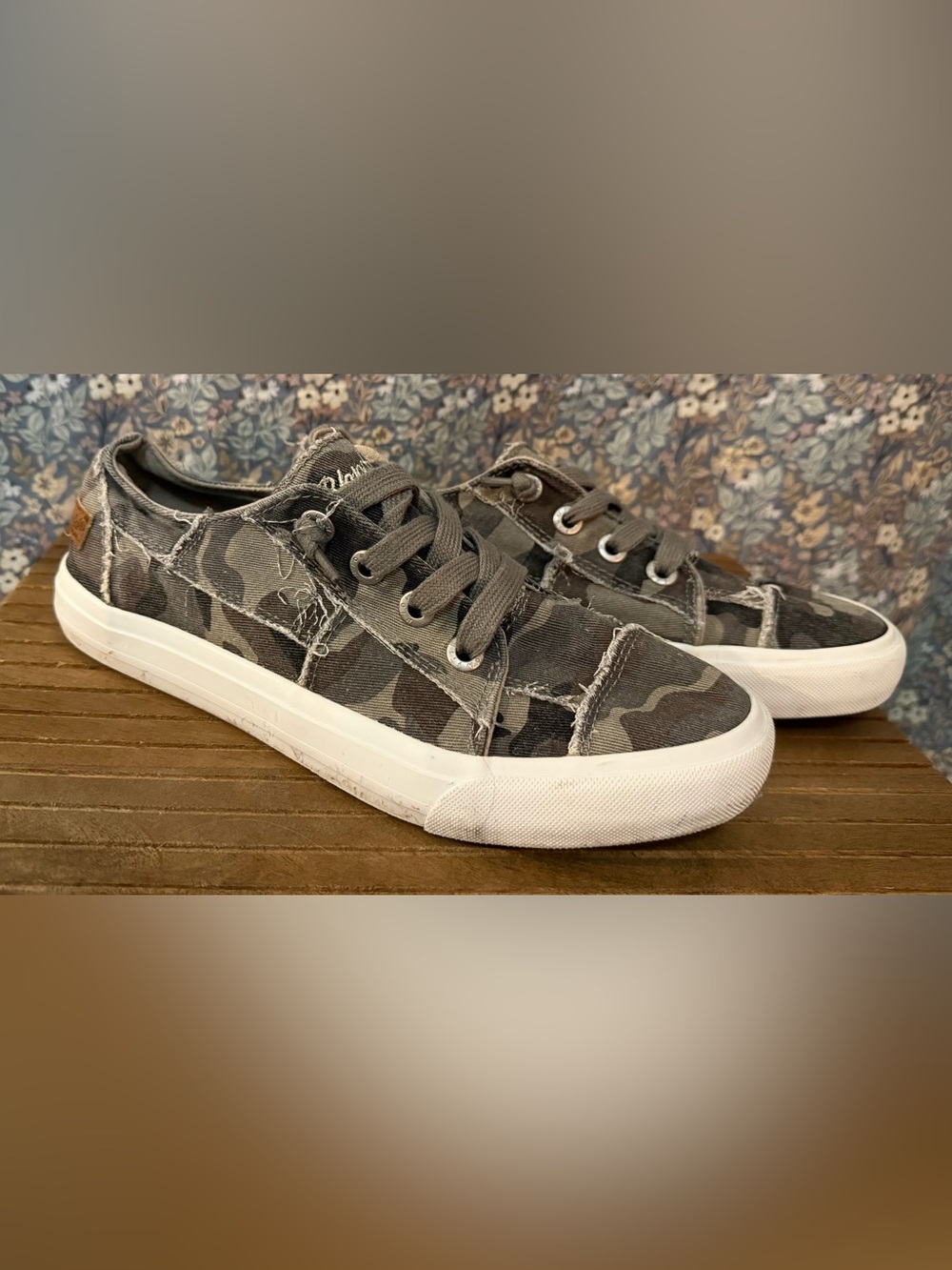 Blowfish Camouflage Canvas Sneakers